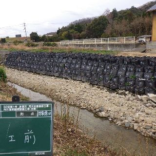 本津川 河川災害復旧工事（着工前）